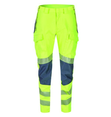 Schutzhose Arcfit, flammhemmend, fluoreszierend gelb/grau, Größe 46