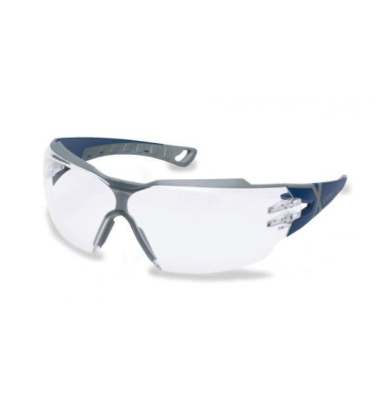 Schutzbrille uvex 9198.256 CX2, Polycarbonat, klar, schwarzhellblau