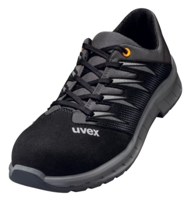 Sicherheitsschuhe uvex 2 trend, S2, ESD, Unisex, schwarz/grau, Weite 12, Gr&ouml;&szlig;e 40
