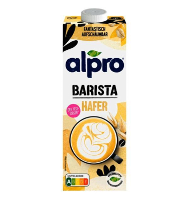 Haferdrink Barista 116795, 3% Fett, laktosefrei, vegan, 1 Liter, im Tetrapack