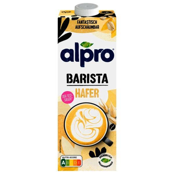 Alpro Haferdrink Barista Hafer 116795, 3% Fett, laktosefrei, vegan, 1 Liter, im Tetrapack 5411188127697 Alpro