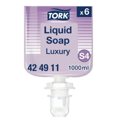 Luxus Seife flüssig, 424911, für S4, 6 x 1000 ml