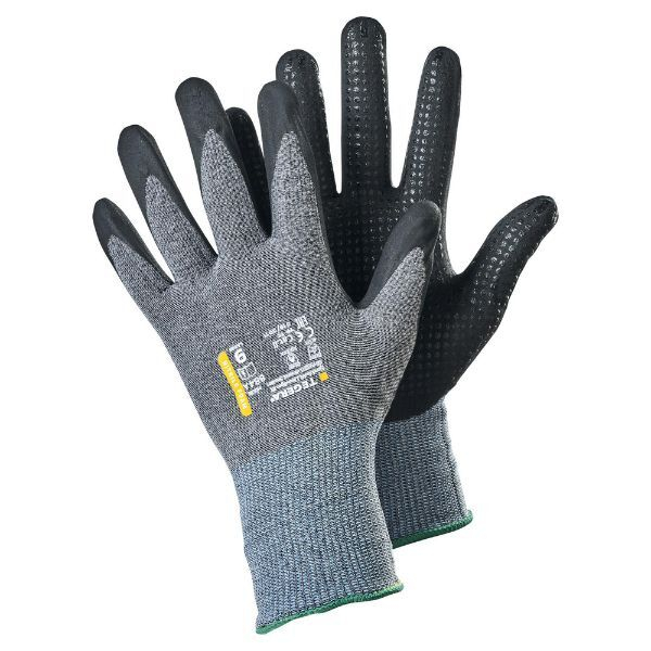 12 Stück Ejendals Arbeitshandschuhe TEGERA 884A , Nitrilschaum, schwarz/grau, Größe 8 / M 7340118322322 Ejendals