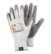 Schnittschutzhandschuhe TEGERA 430 , Polyurethan, grau/wei&szlig;, Gr&ouml;&szlig;e 10 / XL