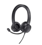 Headset HS-150, analog, für PC, 3,5 mm Klinke, schwarz