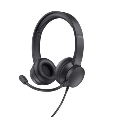 Headset HS-150, analog, für PC, 3,5 mm Klinke, schwarz