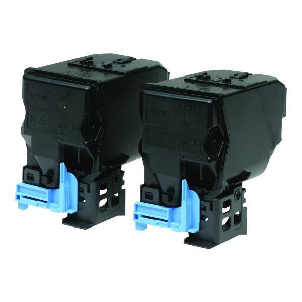 Epson Toner C13S050594, schwarz, ca. 6000 Seiten 8715946474113 Epson 2 Stück