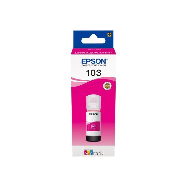 Epson EcoTank 103 Original Tintenflasche | Magenta | Hohe Reichweite – Bis Zu 7,500 Seiten | Kompatibel Mit L3110 / L3111 / L3150 / L3151 / L3270 / L3280 / L3560 / L5190 / L5310 / L5590 Modellen