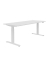 Schreibtisch Active T, elektrisch höhenverstellbar, 64-125cm (H), 160x80cm (BxT), rechteckig, weiß / weiß