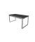 Schreibtisch Architekt , manuell höhenverstellbar, 68-72cm (H), 160x80cm (BxT), rechteckig, anthrazit / silber