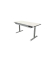 Schreibtisch Move 4 El, elektrisch höhenverstellbar, 62-127cm (H), 180x80cm (BxT), rechteckig, weiß / silber