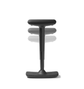 Hocker 379067, schwarz, h&ouml;henverstellbar, bis 110kg