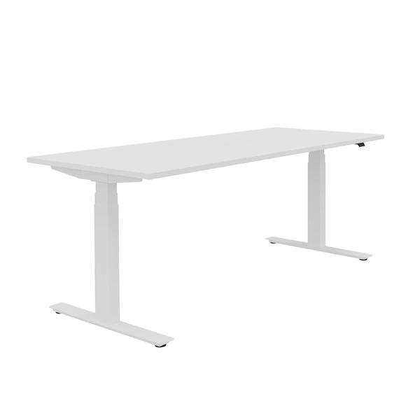 4255704327649 - Schreibtisch ACTIVE T 180X80 W WHIT elektrisch höhenverstellbar 180x80cm (BxT) rechteckig weiß weiß 4255704327649 König + 4255704327649 - Schreibtisch ACTIVE T 180X80 W WHIT elektrisch höhenverstellbar 180x80cm (BxT) rechteckig weiß weiß 4255704327649 König +