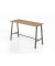 Stehtisch 104,2cm (H), 175x68cm (BxT), rechteckig, asteiche / graphit
