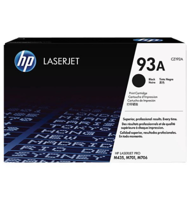 Toner CZ192A (93A), schwarz, ca. 12000 Seiten