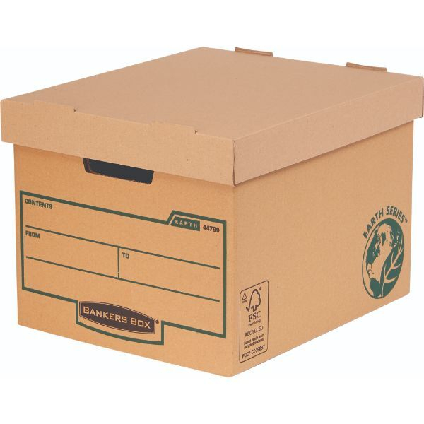 Bankers Box Archivbox Earth Series 4479901, A4, braun, Karton 0043859643603 Bankers Box 10 Stück