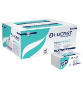 Falthandt&uuml;cher Aquastream Z 864018J, 23x23,5cm, 2-lagig, Z-Falz, wei&szlig;, cardboard, Paper strip