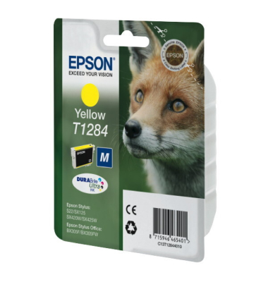 Tintenpatrone Epson T128440, Reichweite: 225 Seiten, gelb