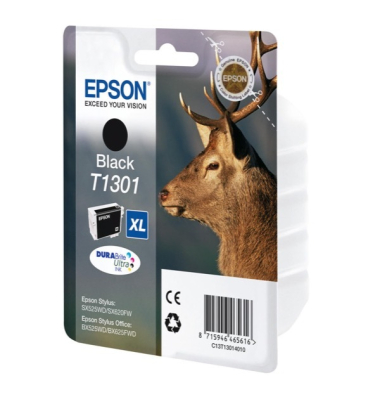 Tintenpatrone Epson T130140, Reichweite: 950 Seiten, schwarz