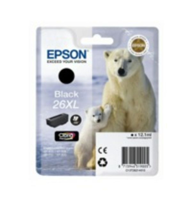 - C13T26214012 - Tinte - 26XL - schwarz