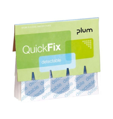 Pflaster QUICKFIX DETECTABLE 5513, Nach für , 72x25mm, blau