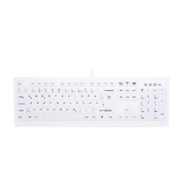 AK-C8100F-U1-WGE Hygiene-Tastatur, Silikon, kabelgebunden, weiß