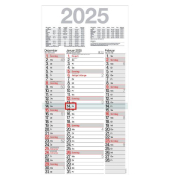 Plakatkalender LY-M3TE, Terminus, 3 Monate / 1 Seite, 30x59cm, 2025
