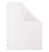 Prospekthüllen manageMe! 74420 für alle vario-zipp Ringmappen, A4 glasklar glatt, oben offen, 0,08mm