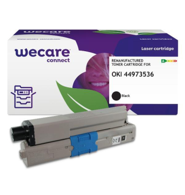 Toner K18017W4 (kompatibel zuOki 44973536), schwarz, ca. 2200 Seiten