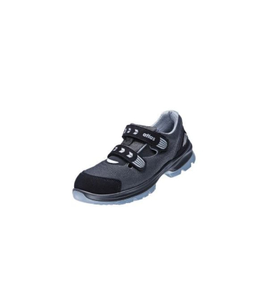 Sicherheitssandalen Flash 1600, S1, ESD, Unisex, schwarz/grau, Weite 10, Gr&ouml;&szlig;e 40