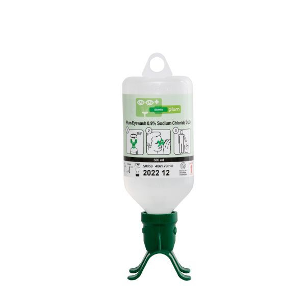 Plum Augenspülung 4861 Duo, 0.9% Sodium Chloride, 500 ml 5715205486126 Plum