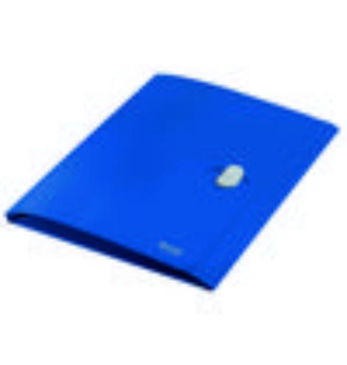 Eckspannmappe Leitz Recycle 46220035, A4 blau Polypropylen (PP), f&uuml;r ca. 150 Blatt  (80 g/m&sup2;), mit 3 Einschlagklappen