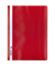 Schnellhefter Klassisch-Serie 400152404, A4, rot, Polypropylen (PP), 80g, Vorderdeckel transparent