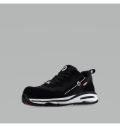 Sicherheitshalbschuhe, schwarz, Größe 38
