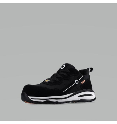 Sicherheitshalbschuhe, schwarz, Größe 38
