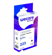 WeCare Tintenpatrone komp. mit brother LC223B, Inhalt: 12ml, schwarz