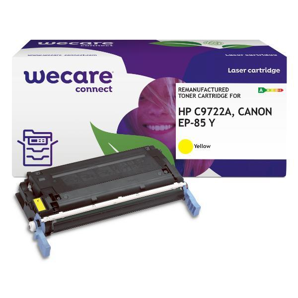 wecare Toner K12005W4 (kompatibel zu HP 4600/C9722A), gelb, ca. 8000 Seiten 8715057910630 wecare