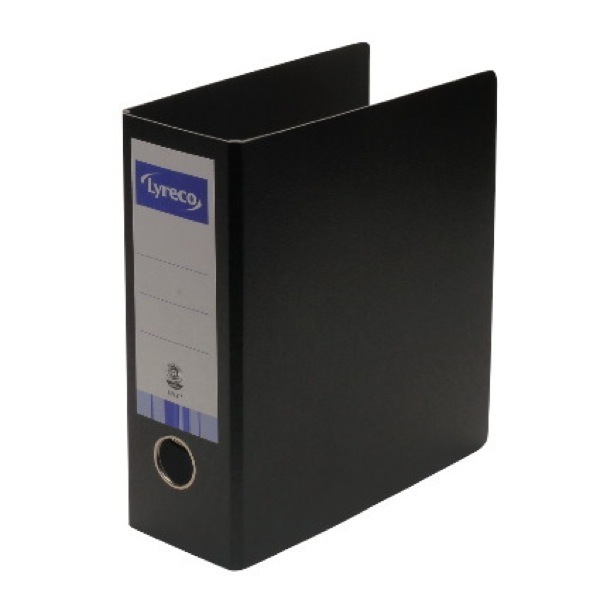 Alpedia Ordner 10338408, A5 80mm Karton schwarz 4014481211899 Alpedia