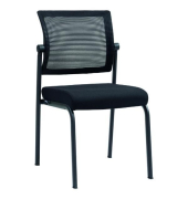 Neutral Centaurus Mesh Stapelstuhl Schwarz