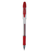 Gelschreiber Neutral Premium Grip, Strichstärke: 0,4mm, mit Kappe, rot