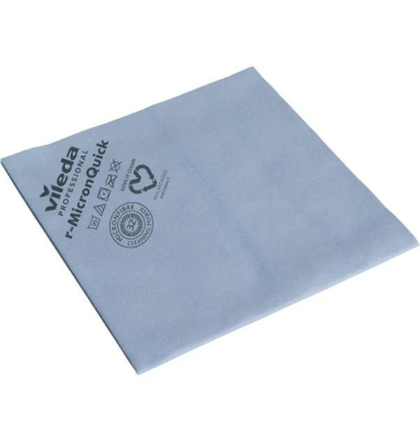 Mikrofasertuch R-Micron Quick 170635/170605, 1 Tuch, 38x40cm, blau