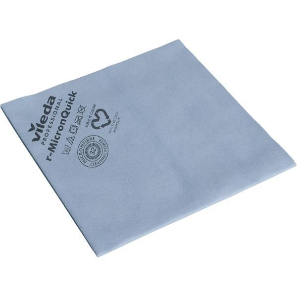 Vileda Mikrofasertuch R-Micron Quick 170635/170605, 1 Tuch, 38x40cm, blau 4023103234079 Vileda