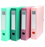 Heftbox 89270E, A4 farbig sortiert, Recyceltes Polypropylen