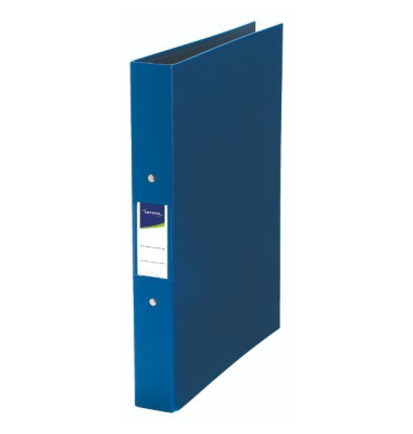 Ringbuch 54382LYSE, A4 2 Ringe 25mm Ring-&Oslash; Karton, PP-kaschiert blau