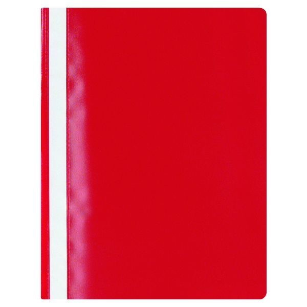 Alpedia Schnellhefter Neutral Budget 400128298, A4, rot, Polypropylen (PP), 80g, Vorderdeckel transparent 3662168017374 Alpedia