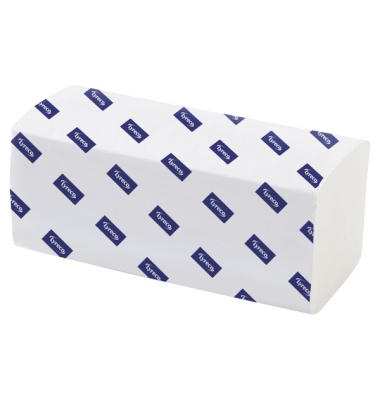 Falthandt&uuml;cher 42947.8, 24x21cm, 2-lagig, V-Falz, wei&szlig;, Tissue