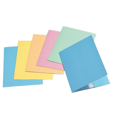 Sammelmappe 1001396LYRSE, A4 farbig sortiert, 1cm F&uuml;llh&ouml;he, Karton 250g