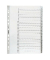 Kartonregister 29242, 1 bis 31, A4, graue Taben, 31-teilig