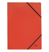 Eckspannmappe Recycle 39080025, A4 rot Karton 430g