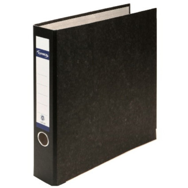 Alpedia Ordner Neutral 11257078, A4 57mm schmal Karton Wolkenmarmor schwarz 4260282990031 Alpedia